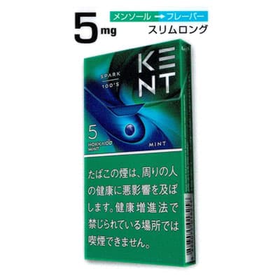 健牌 S系列 Spark 薄荷 5mg 长支 硬盒 20支