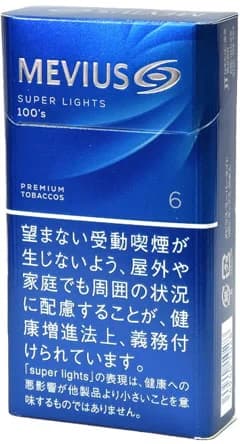 梅比乌斯 超淡 6mg 长支 硬盒 20支